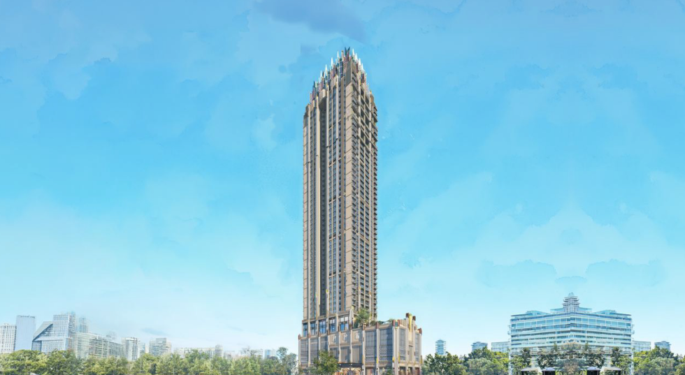The architectural design of The Crimson